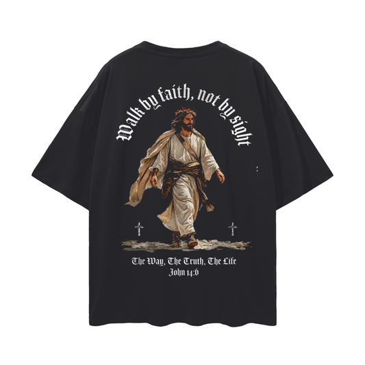 Oversize Deep Drop Shoulder Tee - 190 GSM